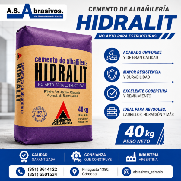 1 Cemento Avellaneda Hidralit
