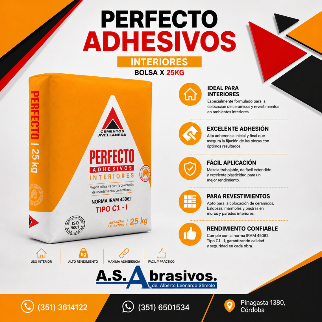 Perfecto Adhesivos Interiores Avellaneda
