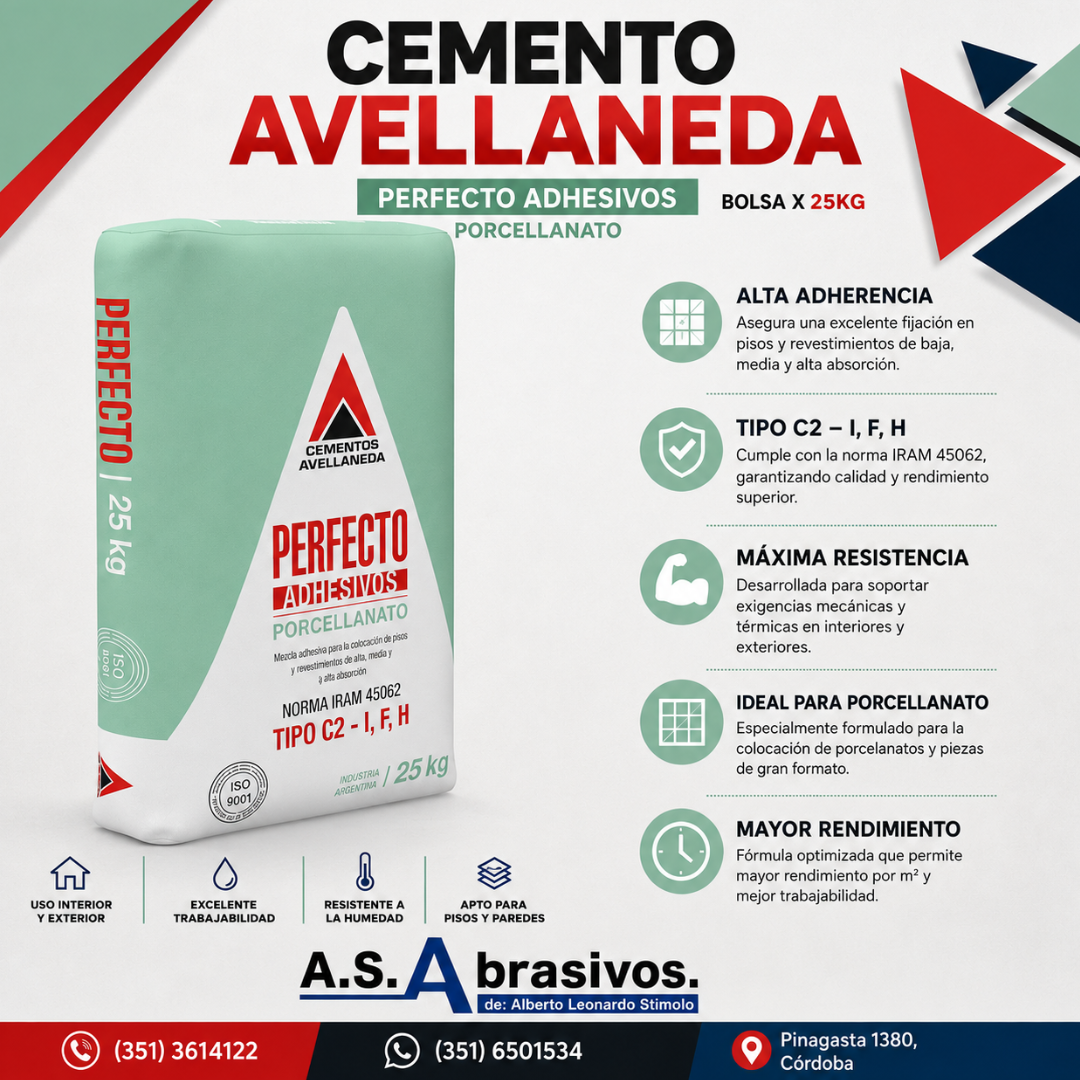 Perfecto Adhesivos Porcelanato Avellaneda