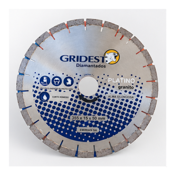 Disco Diamantado Gridest Platino – Granito