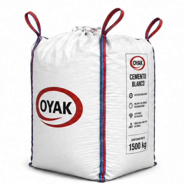 2 Cemento Blanco OYAK – Bolsón 1.500 kg