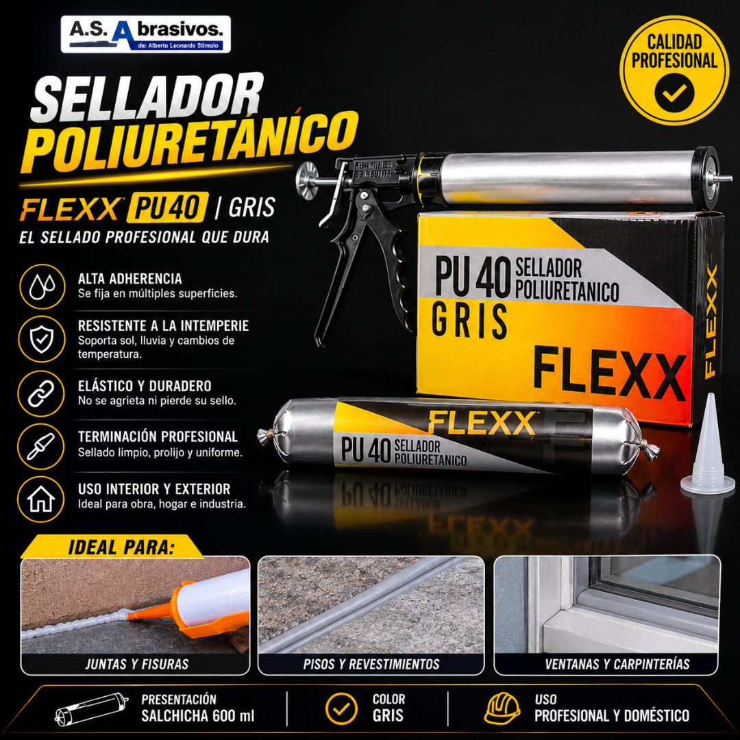 Sellador Poliuretanico PU40 FLEXX