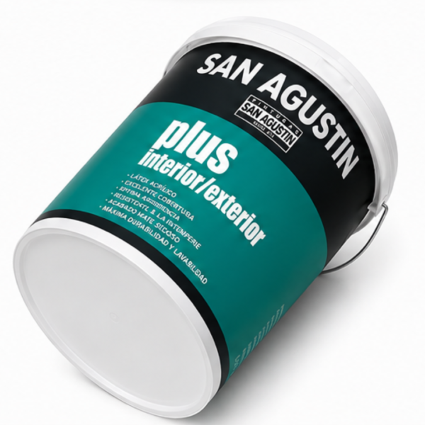 3 Pintura Látex San Agustín Plus Interior/Exterior