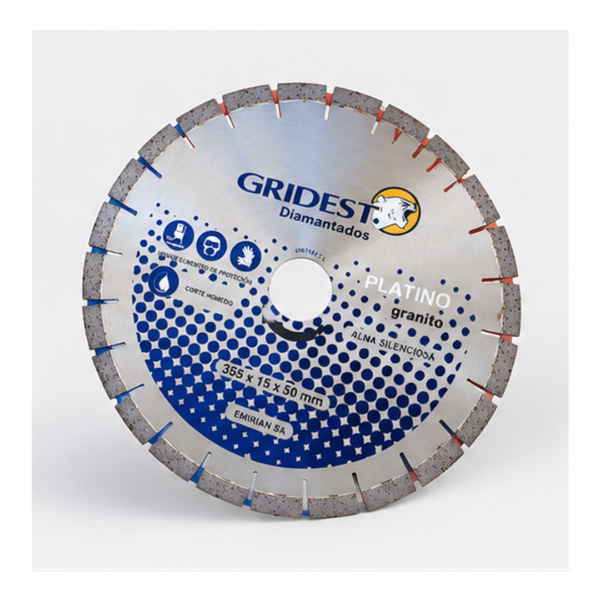 Disco Diamantado Gridest Platino – Granito