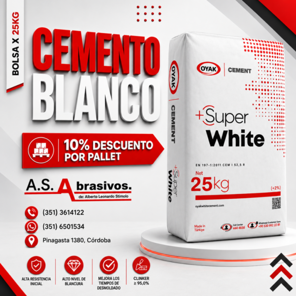 3 Cemento Blanco OYAK Super White