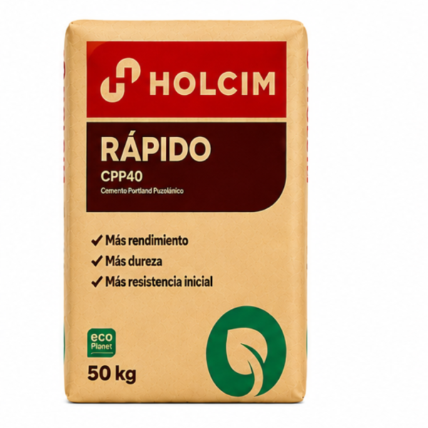 3 Cemento Holcim Rápido CPP40 – 50 kg