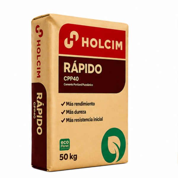 4 Cemento Holcim Rápido CPP40 – 50 kg