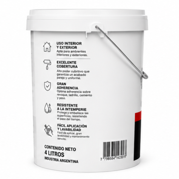 Pintacril Listo – Látex Interior/Exterior